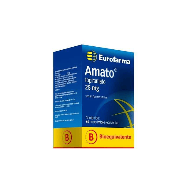 Amato 25 mg x 60 Compromidos 