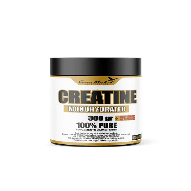Creatina en Polvo x 300  gr   green Medical 