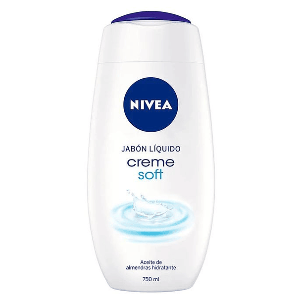 Nivea Jabón Líquido Creme Soft x 750 ml 