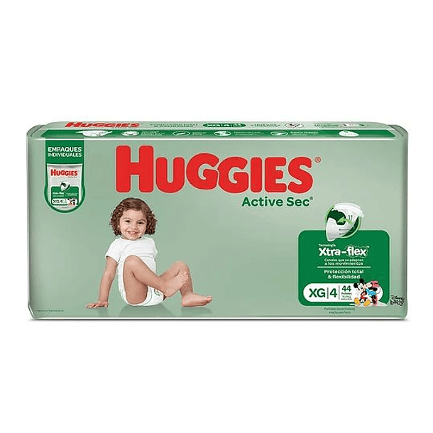 Huggies Active Sec x G x 44 Unidades 