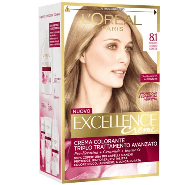 Loreal Ex cellence Tinte N°8,1 Rubio Claro 