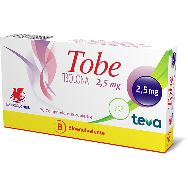 Tobe 2.5 mg x 30 Comprimidos 