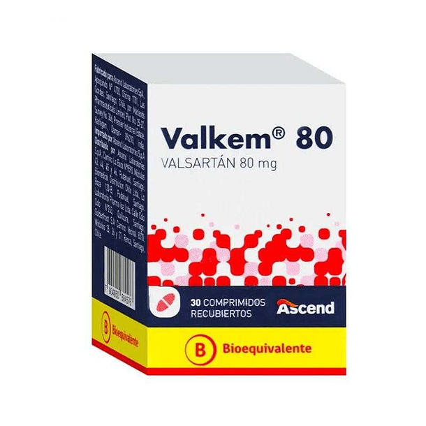 Valkem 80 mg x 30 Comprimidos 