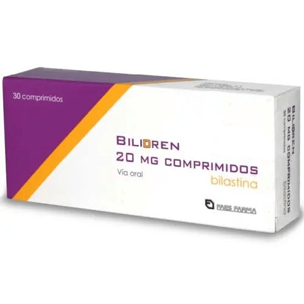 Bilidren 20 mg x 30 Comprimidos 