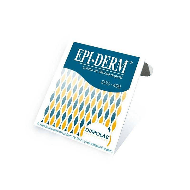 Epiderm EDG 499 3x 3 Cm Parche Silicona 