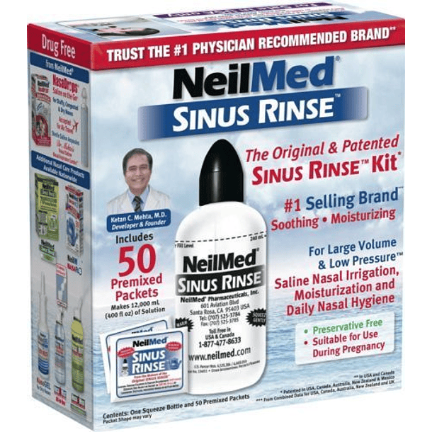 Neilmed Sinus Rinse Kit x 60 Sobres 