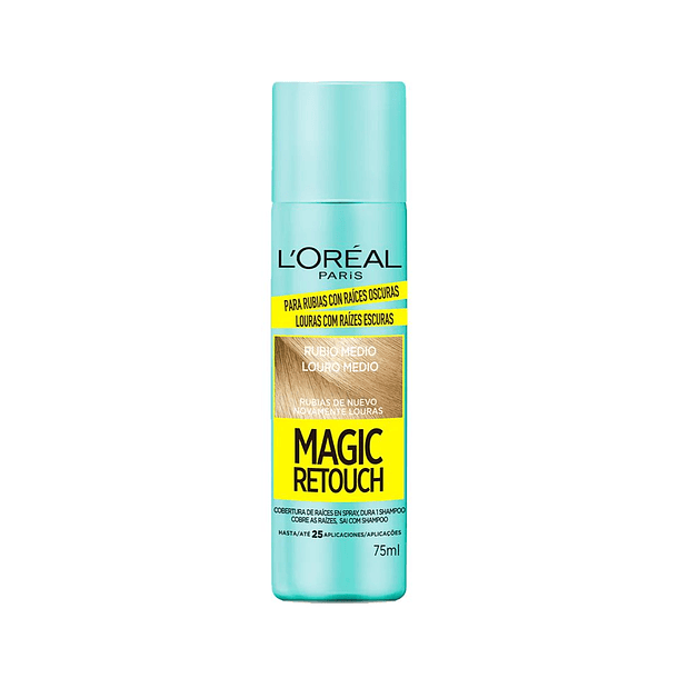 Loreal Magic Retouch Rubio Medio x 75 ml 