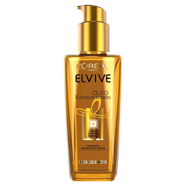 Elvive Aceite Oleo Ex traodinario Todo Tipo de Cabello x 100 ml 