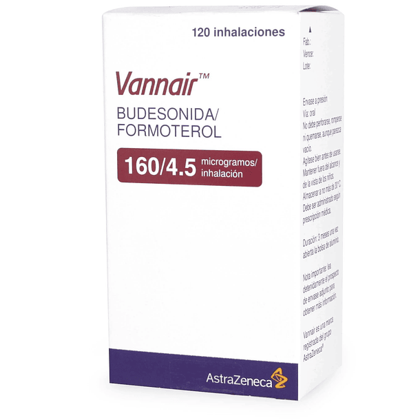 Vannair 160/4.5 mg x 120 Inhalaciones 