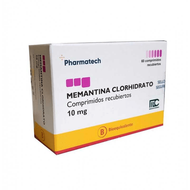 Memantina Clorhidrato 10 mg x 60 Comprimidos 