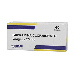 Imipramina 25 mg x 40 Comprimidos