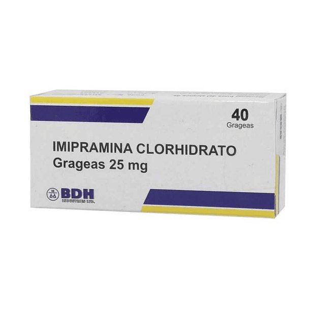 Imipramina 25 mg x 40 Comprimidos 