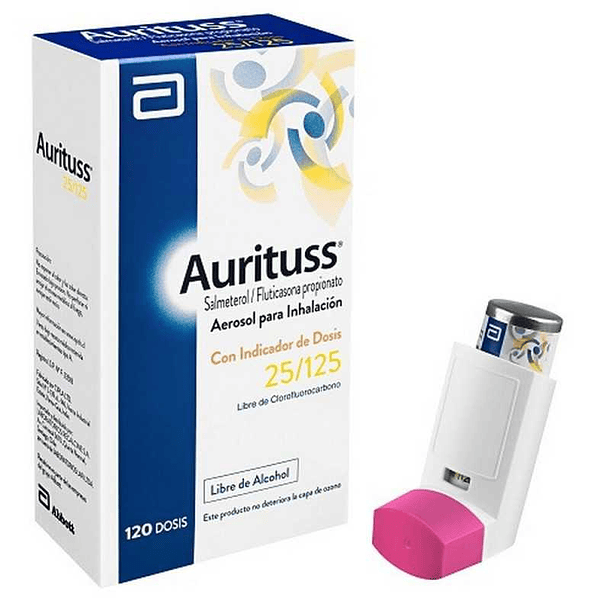 Aurituss 25/125 x 120 Dosis Inhalador 