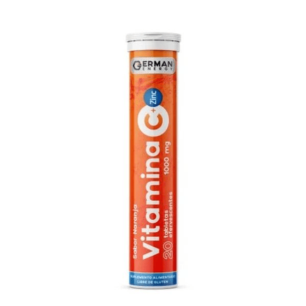 Vitamina C 1000 mg + Zinc x 20 Tabletas Efervescantes 