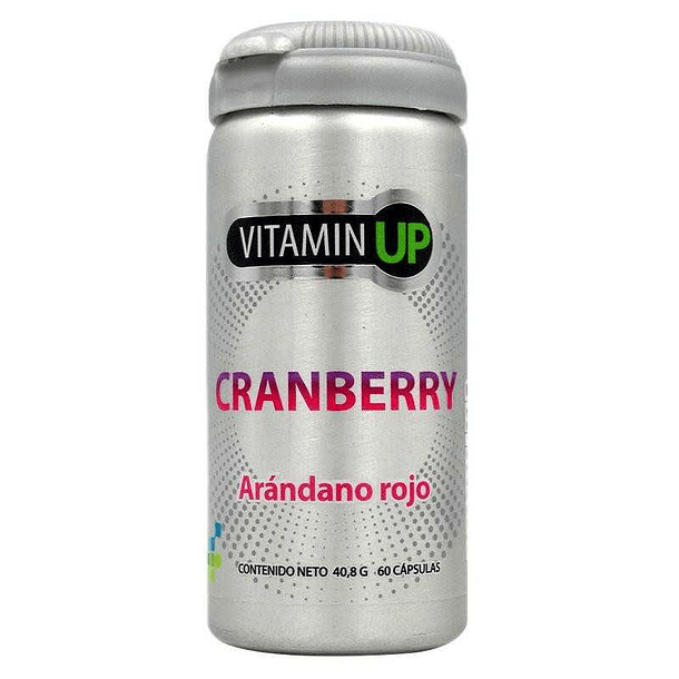 Vitamin Up Cranberry Arándano Rojo + Vitamina C x 60 Cápsulas 