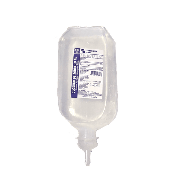 Cloruro de Sodio 0.9 % x 500 ml 