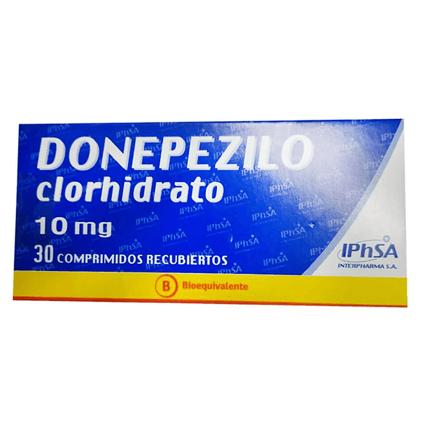 Donepezilo Clohidrato 10 mg x 30 Comprimidos 