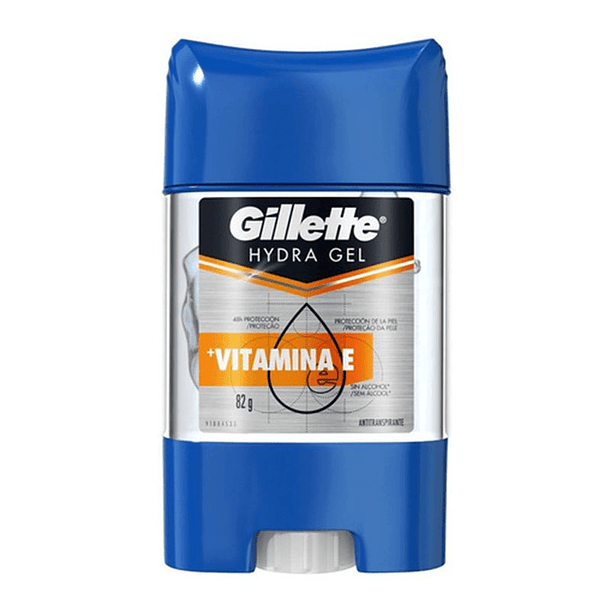 Gillette Gel Hydra Vitamina E x 82G Desodorante 