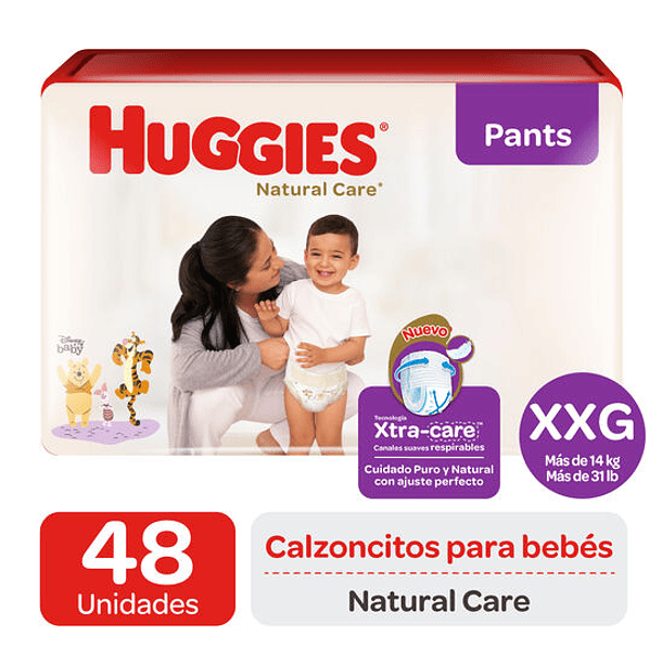 Huggies Natural Care Pants x x G x 48 Unidades 