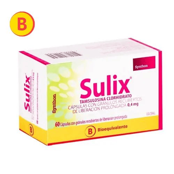 Sulix  0.4  mg x 60 Cápsulas Liberación Prolongada 