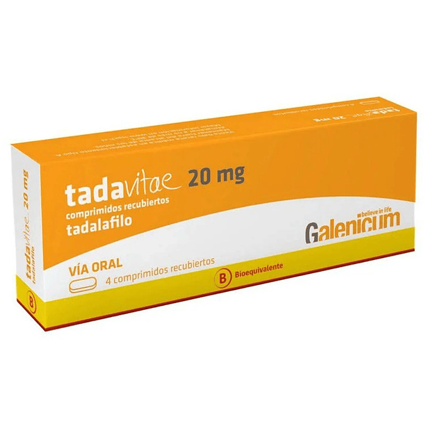 Tadavitae 20 mg x 4 Comprimidos 