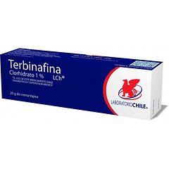 Terbinafina 1% x 20  gr Crema Tópica