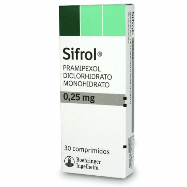Sifrol 0.25 mg x 30 Comprimidos 