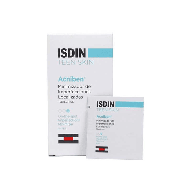 Isdin Acniben x 30 Toallitas de Limpieza Facial 
