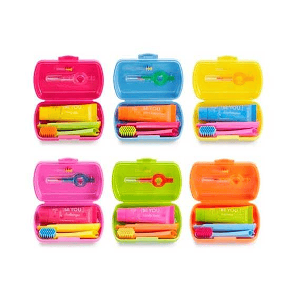 Curaprox  Travel Set Cepillo Viajero Color Azul 