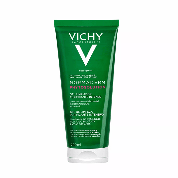 Vichy Normaderm Phytosolution Gel Limpiador x 200 ml 