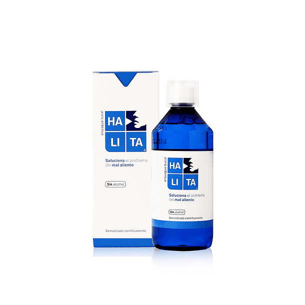 Halita x 500 ml Enjuague Bucal Sin Alcohol  