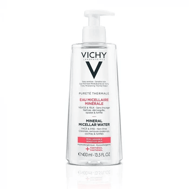 Vichy Agua Micelar Mineral Piel Sensible x 400 ml 