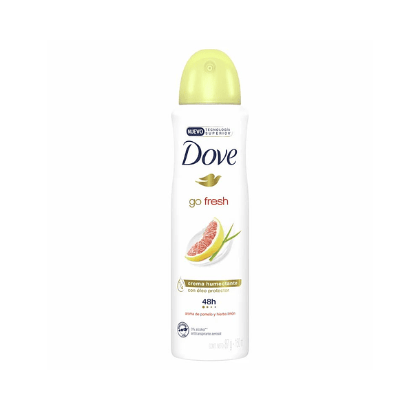 Dove Go Fresh Pomelo Dama x 150 ml Spray Desodorante 