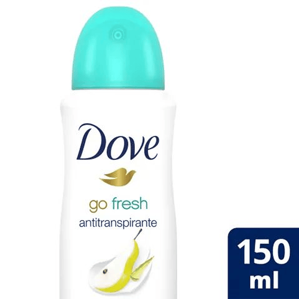 Dove Go Fresh Pera Dama x 150 ml Spray Desodorante 