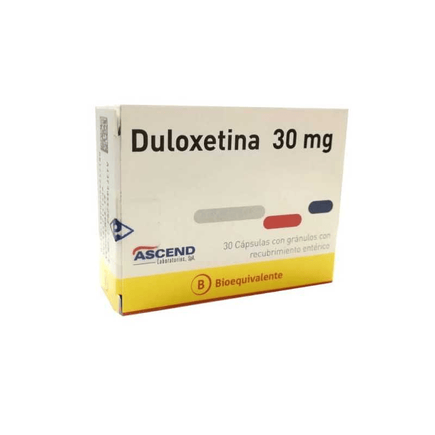 Duloxetina 30 mg x 30 Cápsulas 