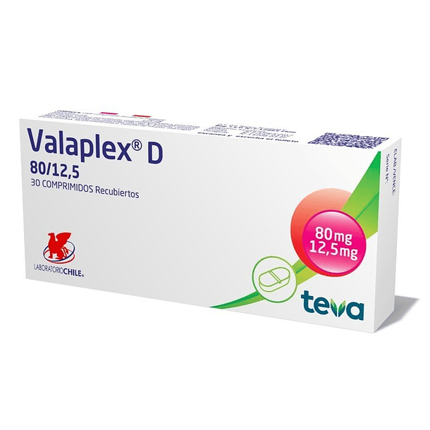 Valaplex  80/12.5 mg x 30 Comprimidos 
