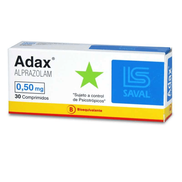 Adax  0.5 mg x 30 Comprimidos 