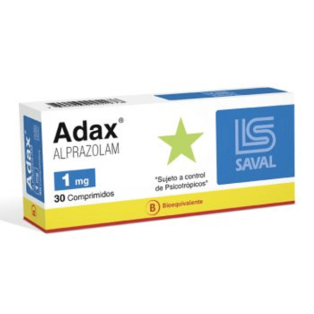 Adax  1 mg x 30 Comprimidos 