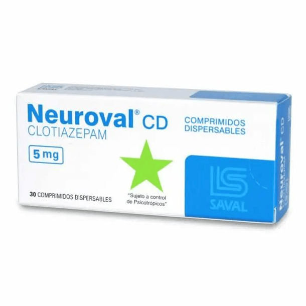 Neuroval CD 5  mg x 30 Comprimidos 