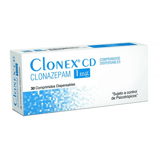 Clonex  Cd 1 mg  x 30 Comprimidos 
