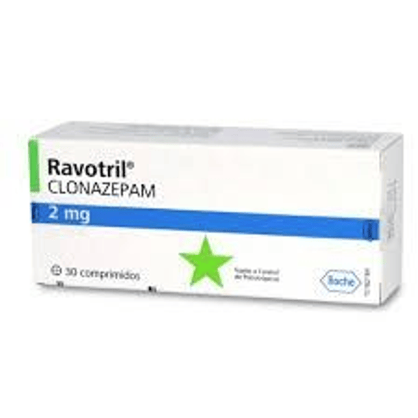 Ravotril 2 mg  x 30 Comprimidos 