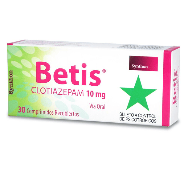 Betis 10 mg  x 30 Comprimidos 
