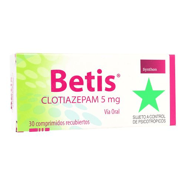 Betis 5 mg  x 30  Comprimidos 