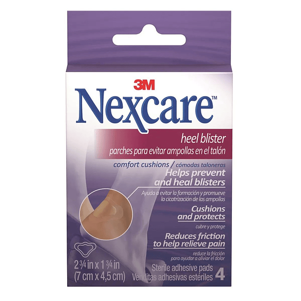 Nexcare Parches De Talon X 4 Unidades  