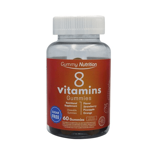 Vitaminas (8) X60 Gomitas Multivitamínico 