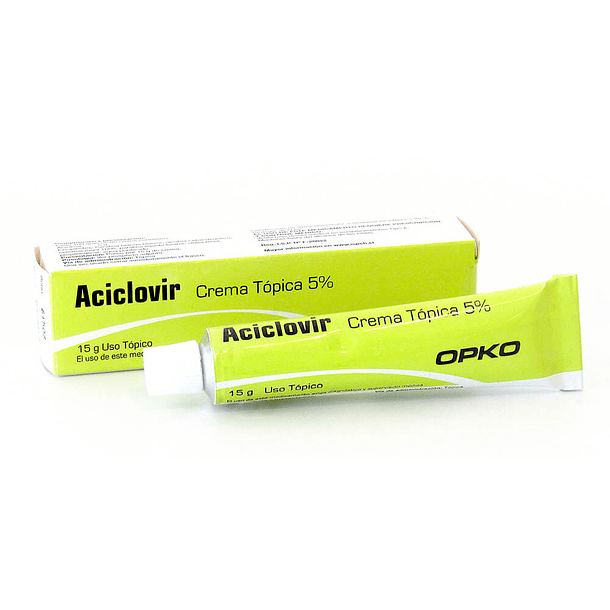 Aciclovir 5% X 15g Crema Tópica  