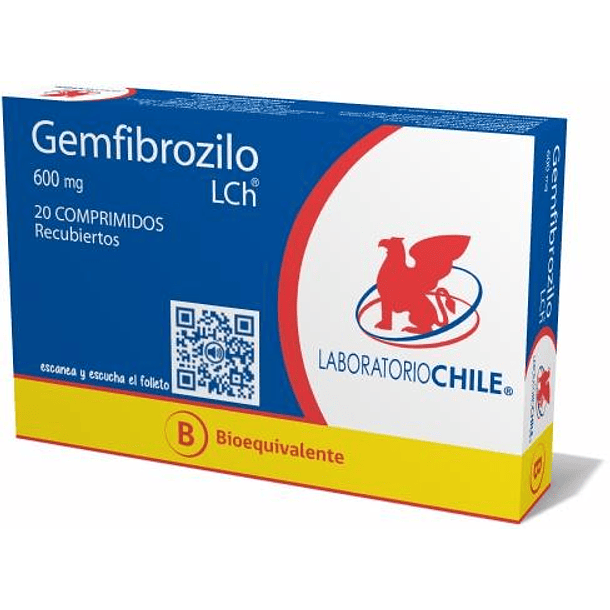 Gemfibrozilo 600 Mg X 20 Comprimidos 