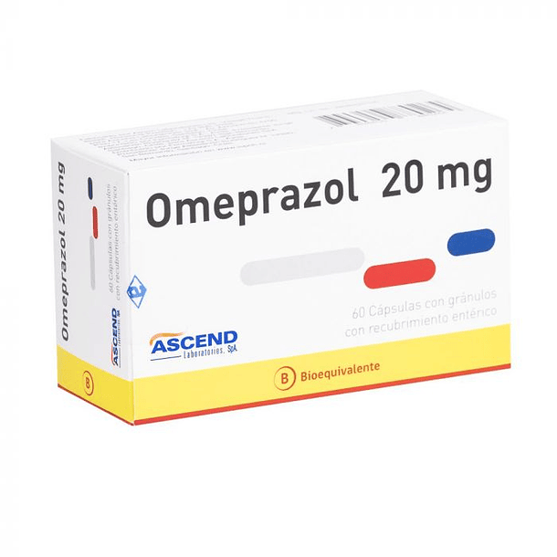 Omeprazol 20 Mg X 60 Cápsulas  