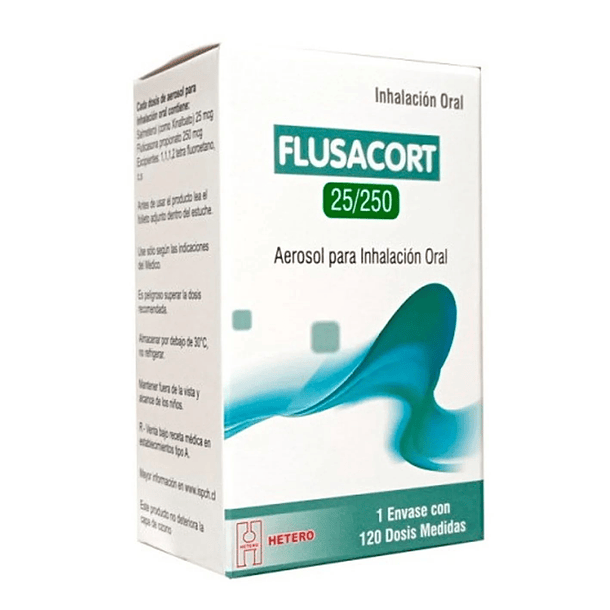 CENABAST - Flusacort 25/250 X 120 Dosis Inhalador Oral 