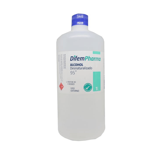 Alcohol 95% X 1000 Ml Difem 